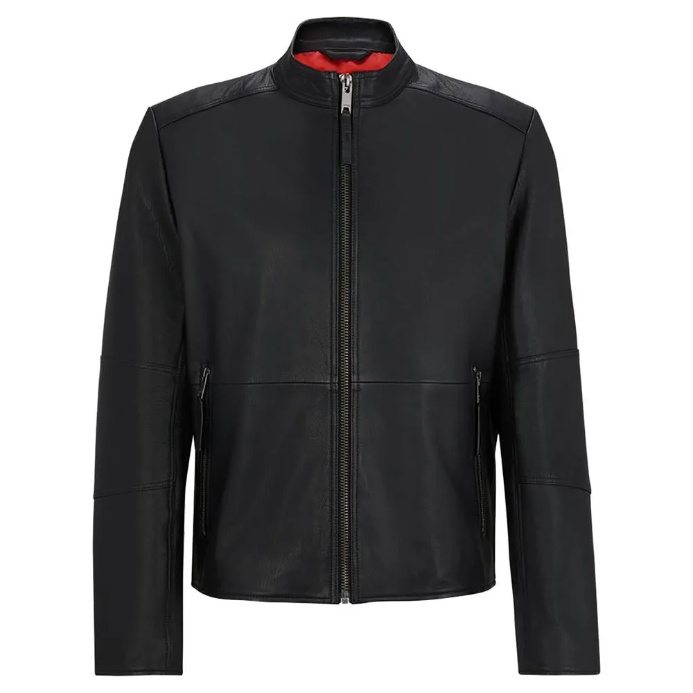 

Куртка HUGO Lokis 3 10257422 leather, черный
