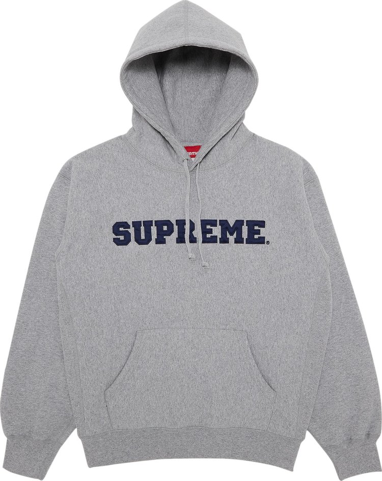 

Толстовка Supreme Collegiate Hooded 'Heather Grey', серый