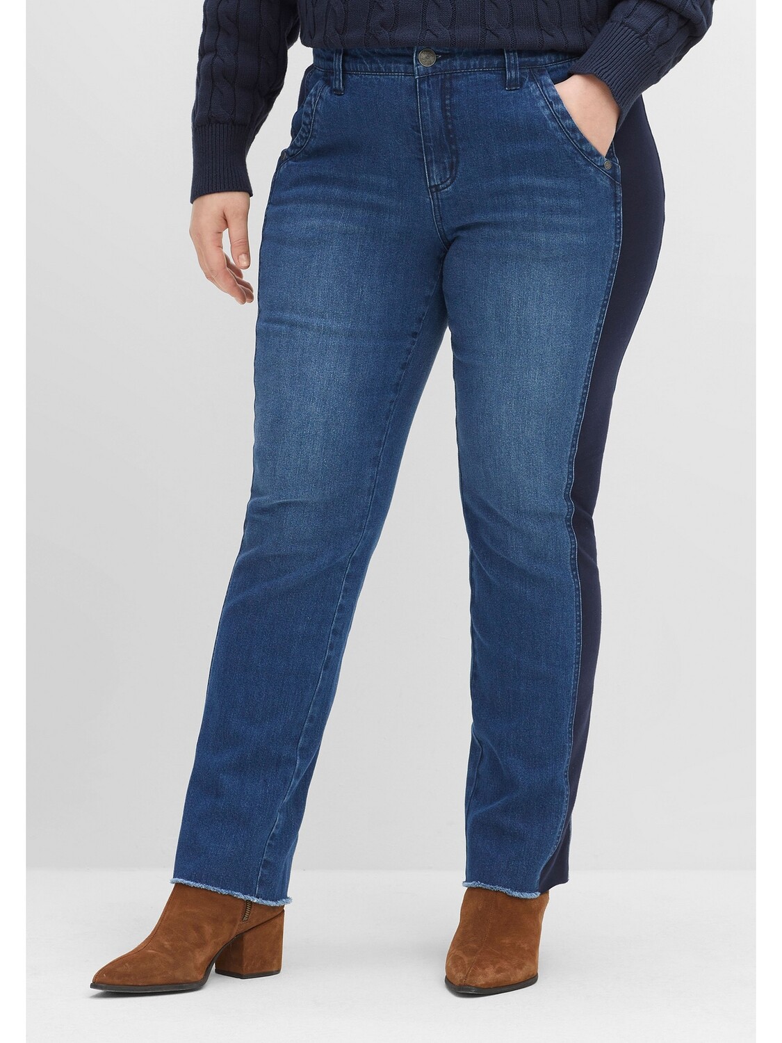 

Джинсы sheego, цвет blue Denim