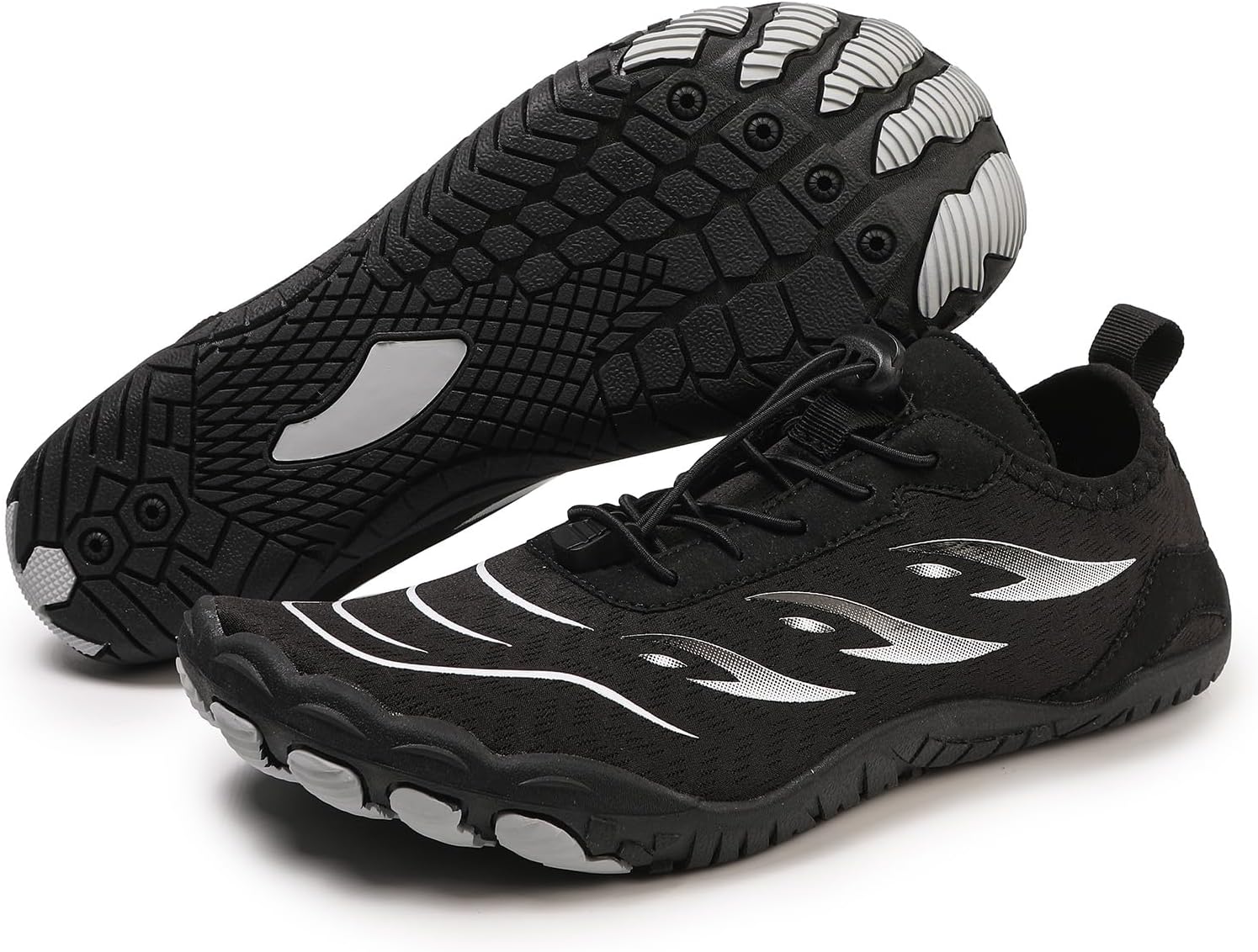 

Водные тапочки для мужчин и женщин, обувь, для пляжа и бассейна, быстро сохнущая, для дайвинга, серфинга, каньонинга, йоги, аэробики Zhogize, черный