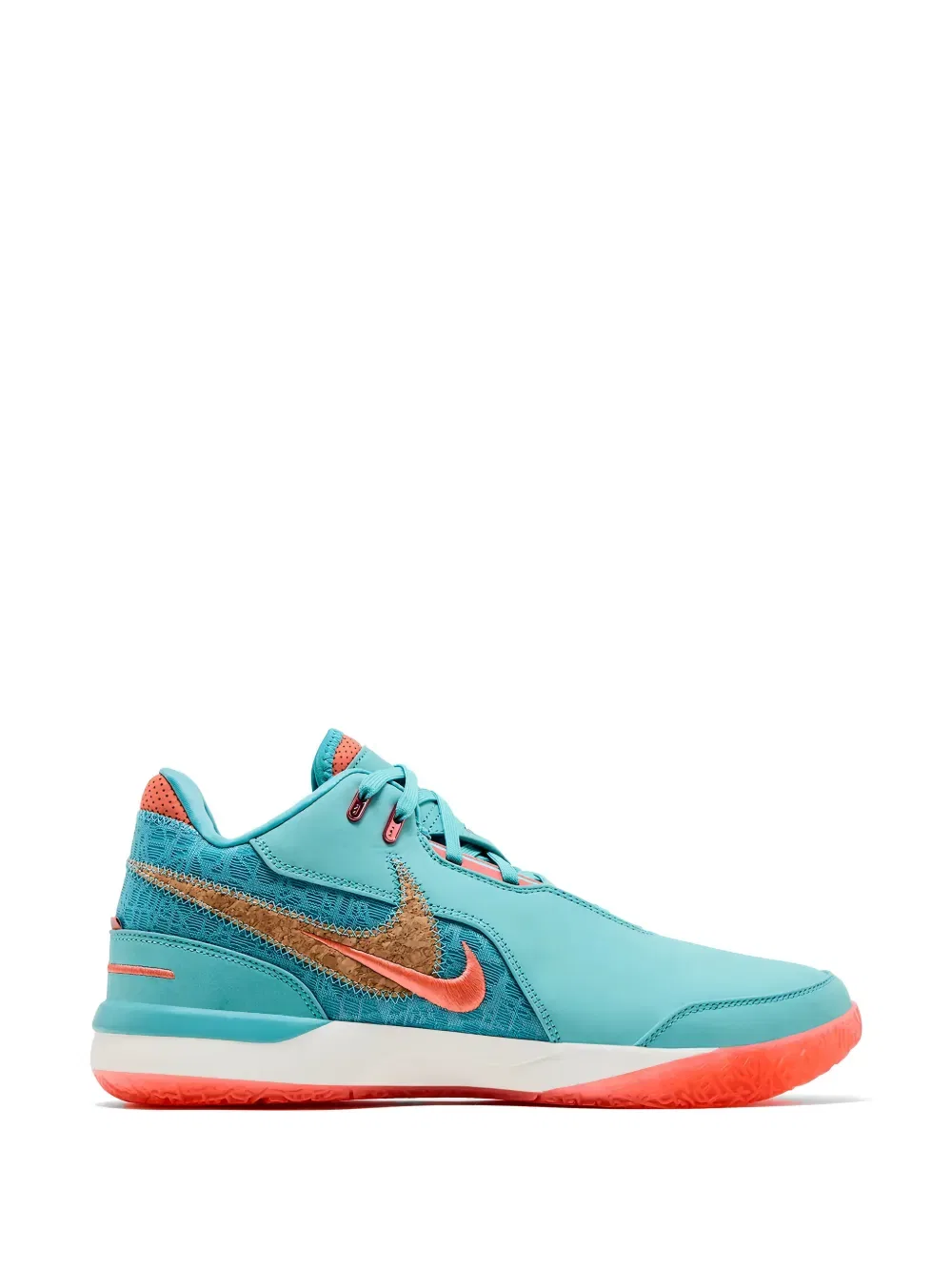 Кроссовки Lebron nxxt gen ampd на шнуровке Nike, оранжевый
