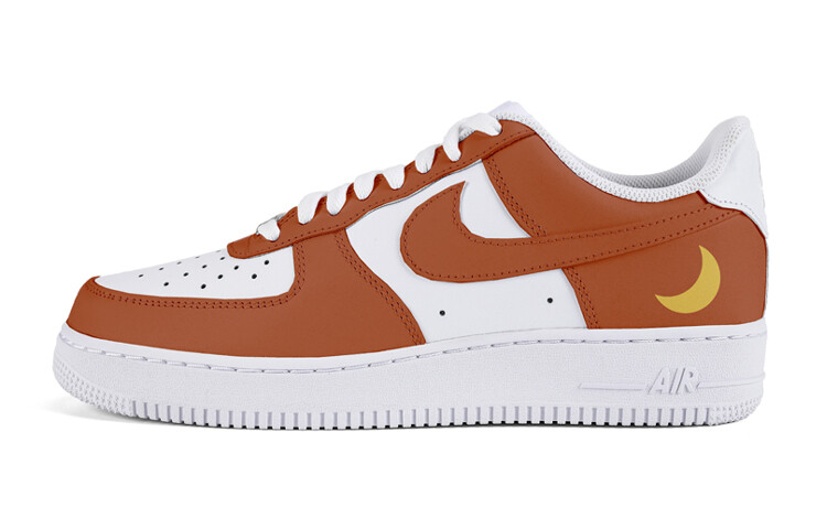 

Кроссовки Nike Air Force 1 Skateboarding Shoes Men Low-top Brown, коричневый