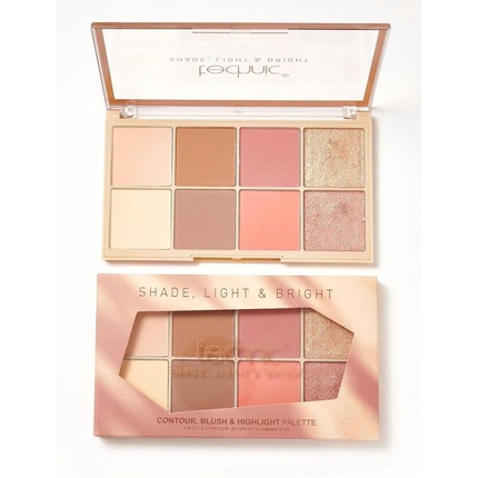 

Палитра румян и хайлайтера Shade Light & Bright Contour Technic
