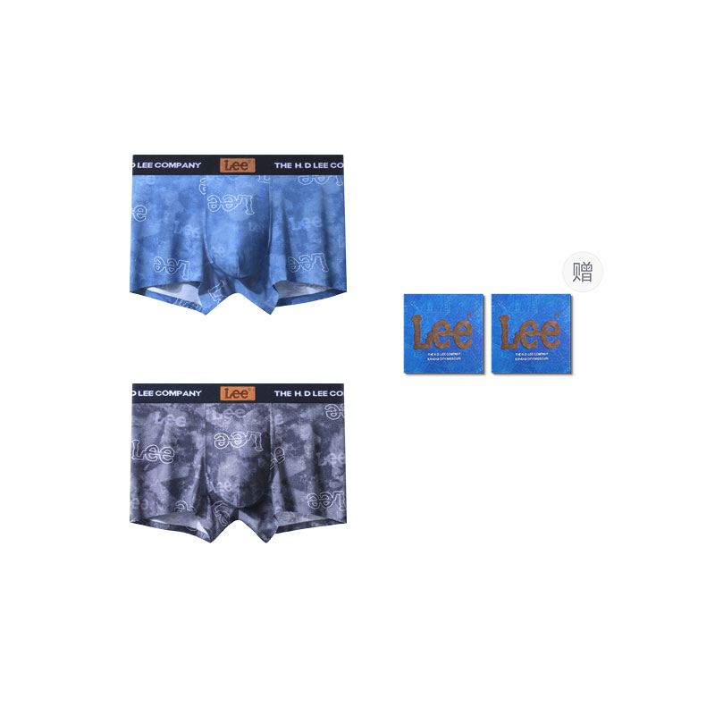 

Трусы мужские подарочный набор из 2 полосок Lee, темно-серый