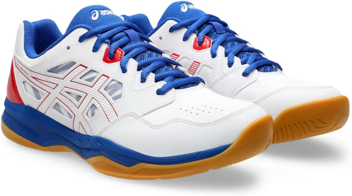 Кроссовки для пиклбола ASICS Gel-RENMA, белый/красный — фото 2