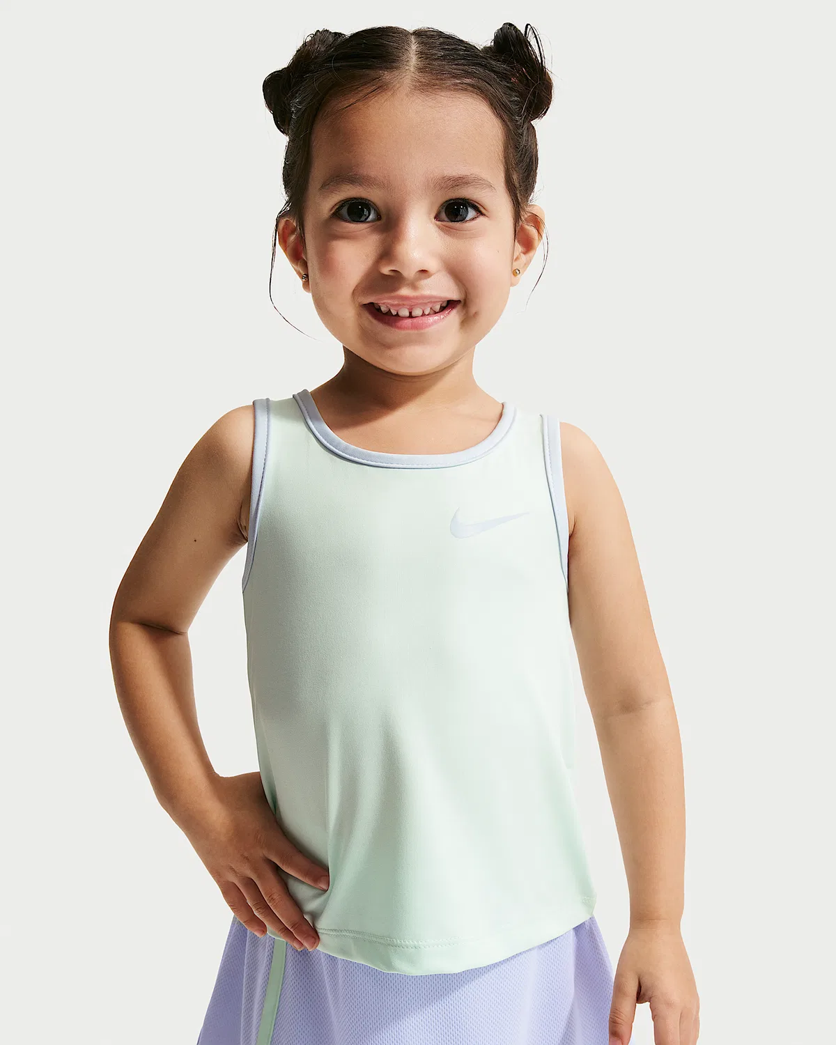Детский набор из двух предметов Dri-FIT Colorblocked Scooter Set Nike, Ghost — фото 2
