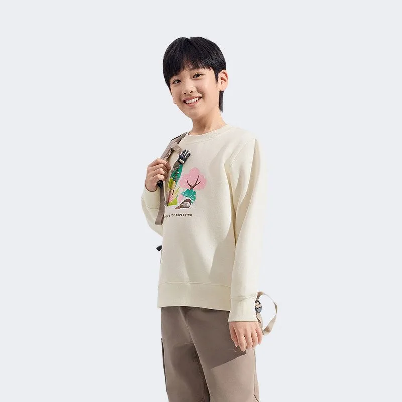 Толстовка FW25 для детей THE NORTH FACE, QLI/Dune White — фото 4