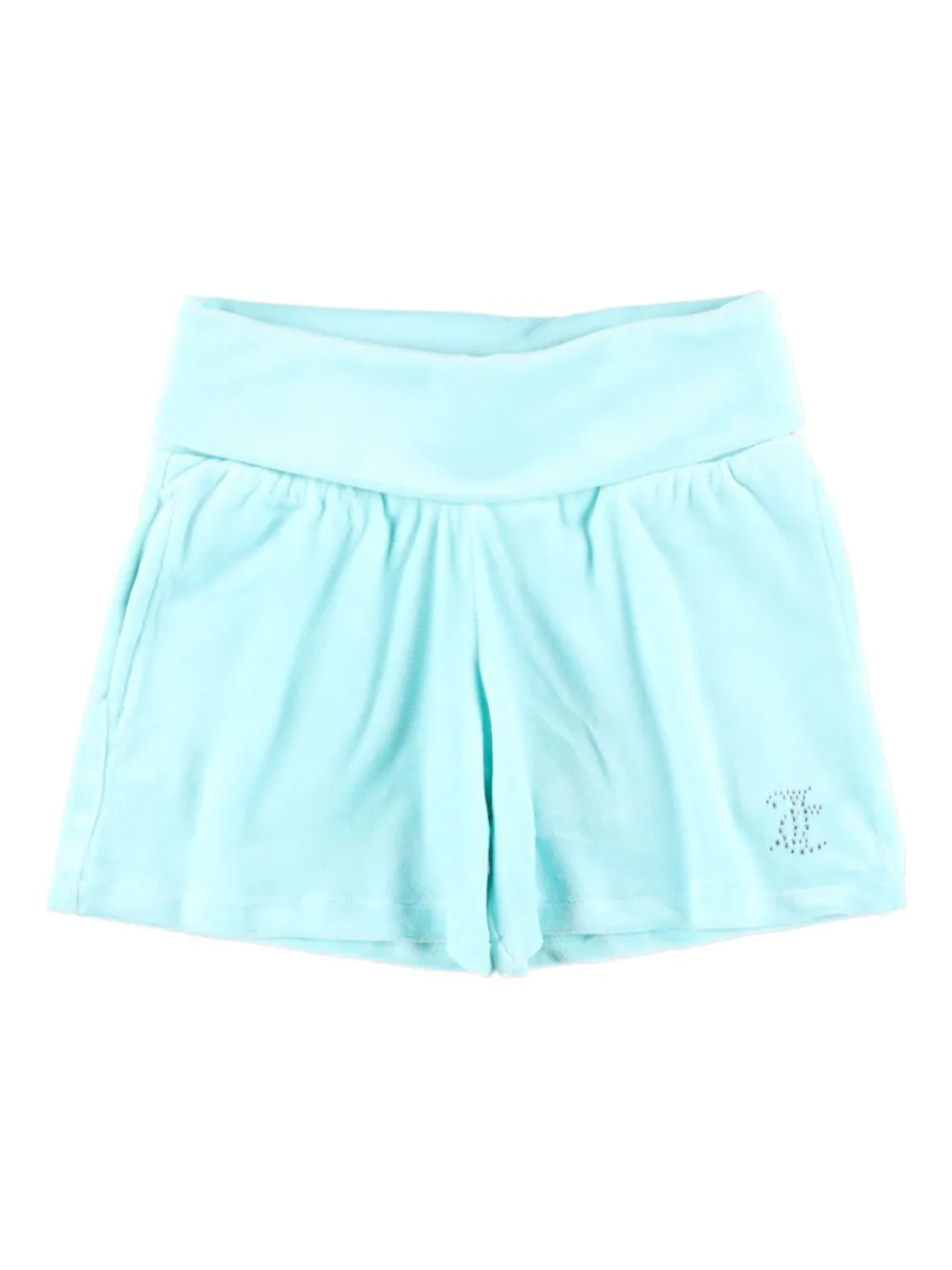 

Juicy Couture Kids шорты со стразами, синий