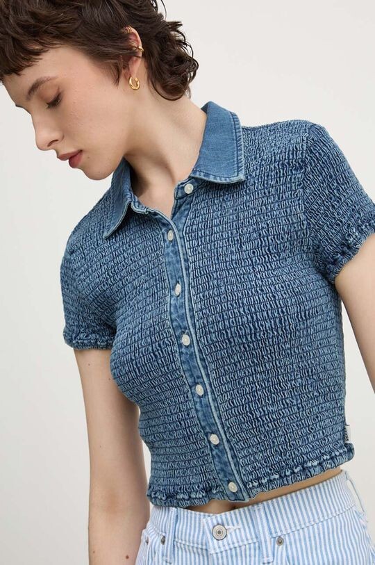 

Джинсовая рубашка Guess Originals, синий