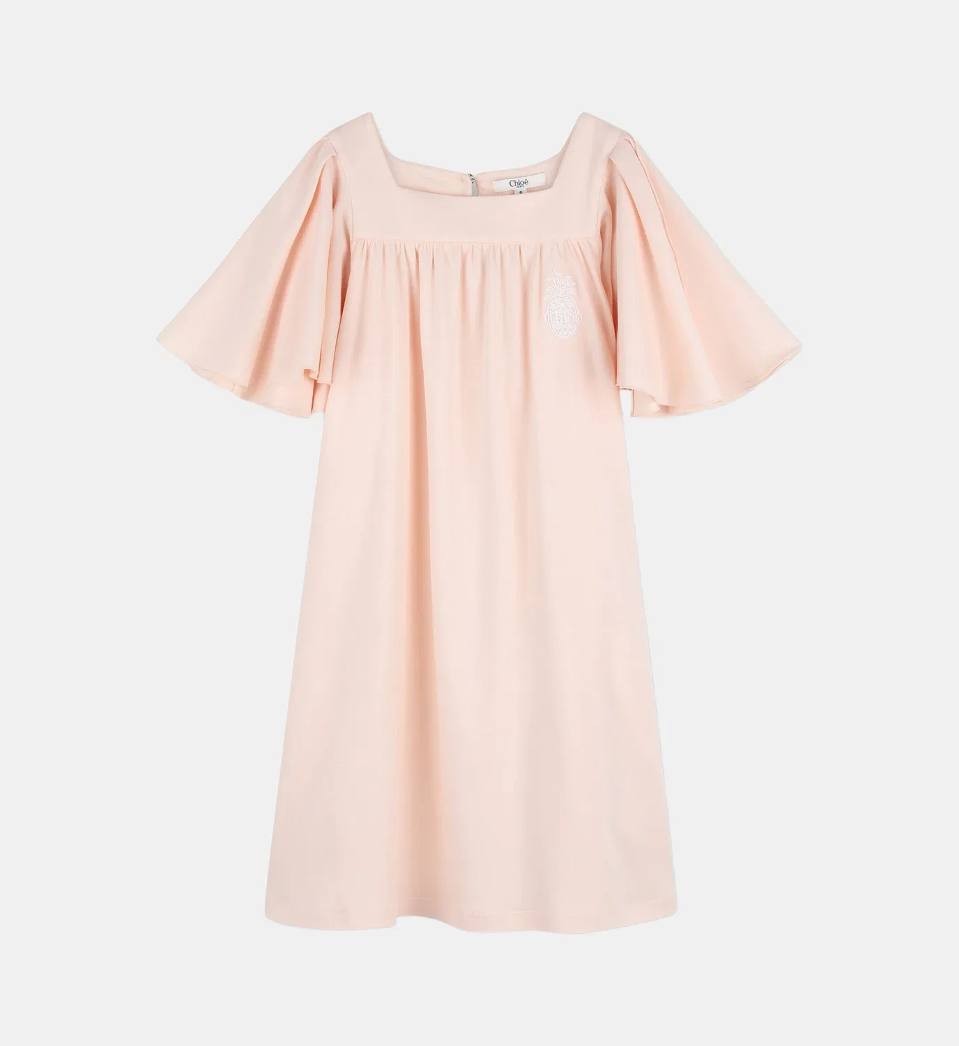 Платье с короткими рукавами Chloe Kids, розовый — фото 2