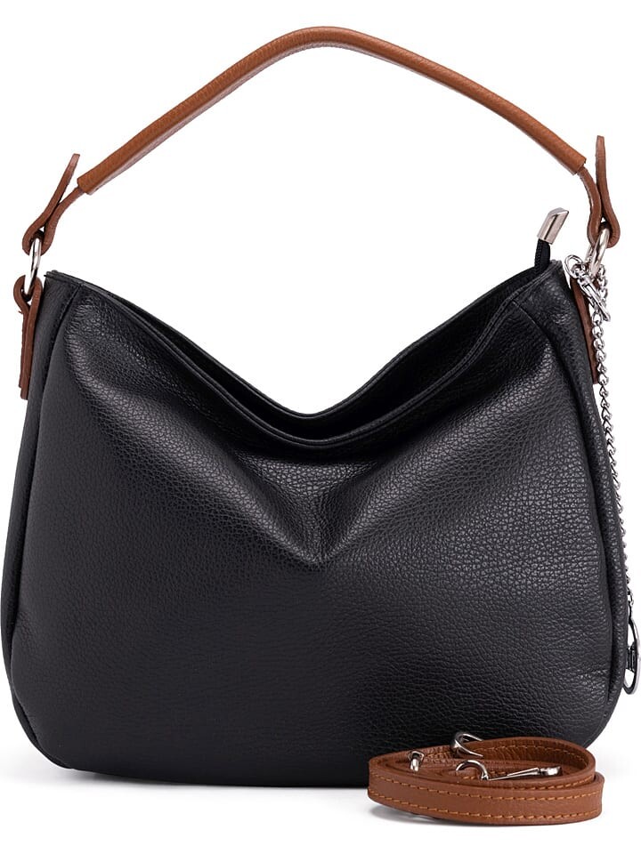 

Наплечная сумка Mia Tomazzi Leder-Schultertasche Molise, цвет Schwarz