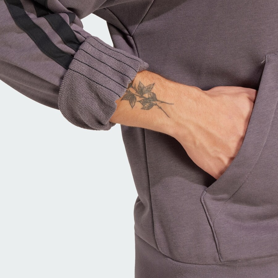Спортивная толстовка ADIDAS SPORTSWEAR Essentials, темно-серый — фото 4