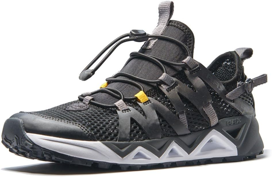 

Мужские водонепроницаемые походные кроссовки RAX с быстрым высыханием и противоскользящей подошвой, черный