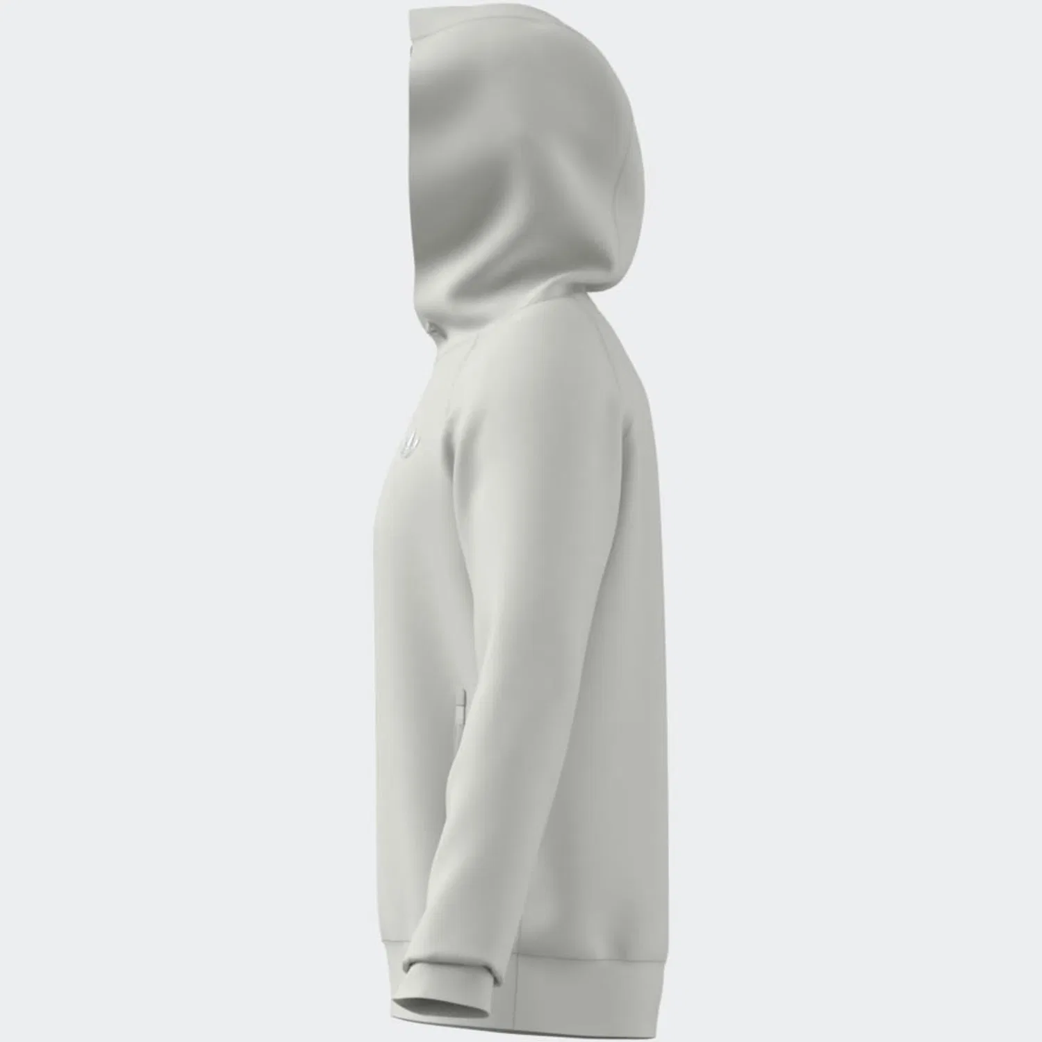 Худи Adidas Originals серого цвета — фото 4