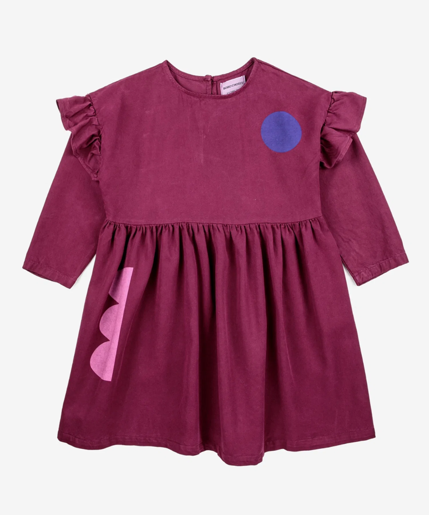 Детское платье BOBO CHOSES Geometric shapes ruffles dress — фото 2