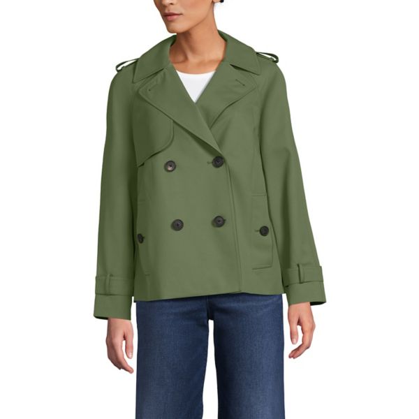 

Женская куртка-дождевик Lands' End, цвет vintage pine green
