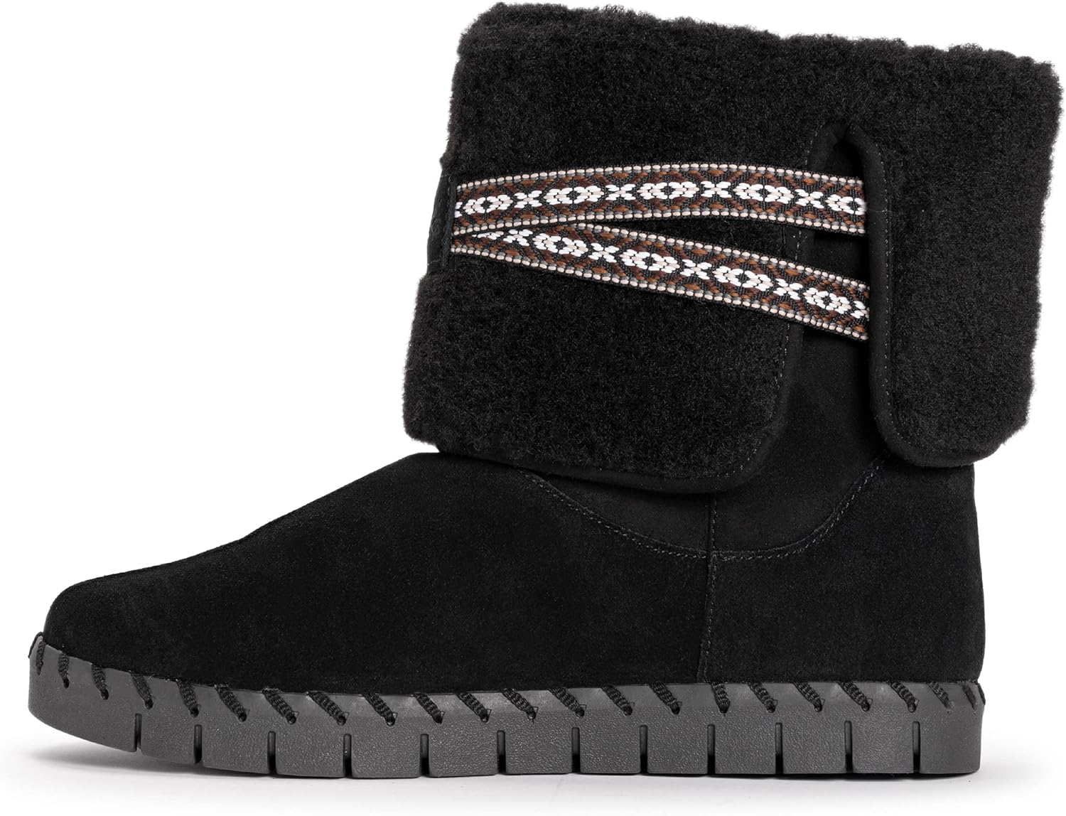 Мужские и женские модные ботинки MUK LUKS Flexi Montauk, черный — фото 4
