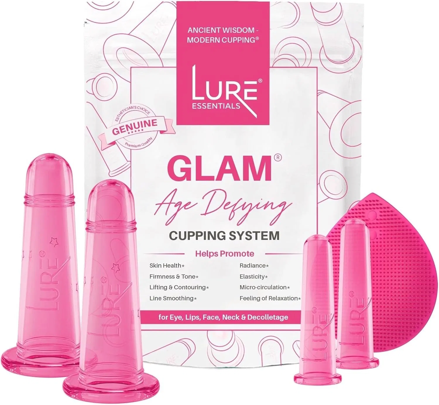 Набор для фейс-купинга Lure Essentials GLAM для лица и глаз
