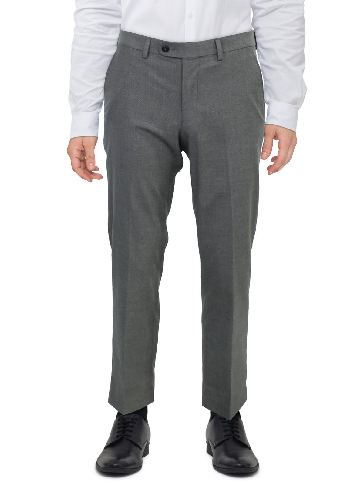 

Мужские облегающие эластичные брюки Vince Camuto, цвет grey solid