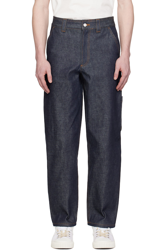 

Джинсы Fergus A.P.C., индиго
