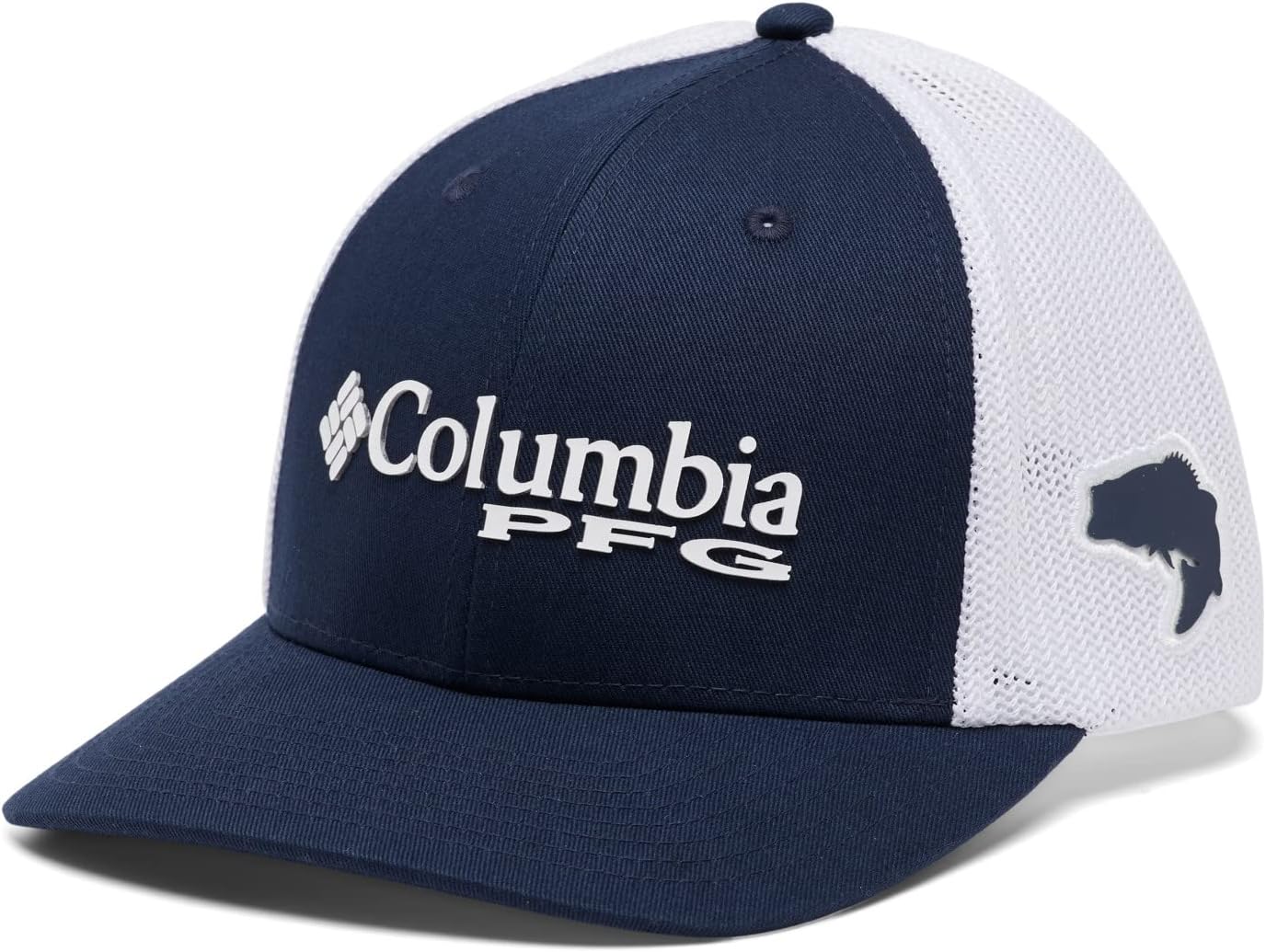 

Бейсболка Columbia Unisex для взрослых PFG с сеткой, Compass Blue/Carbon