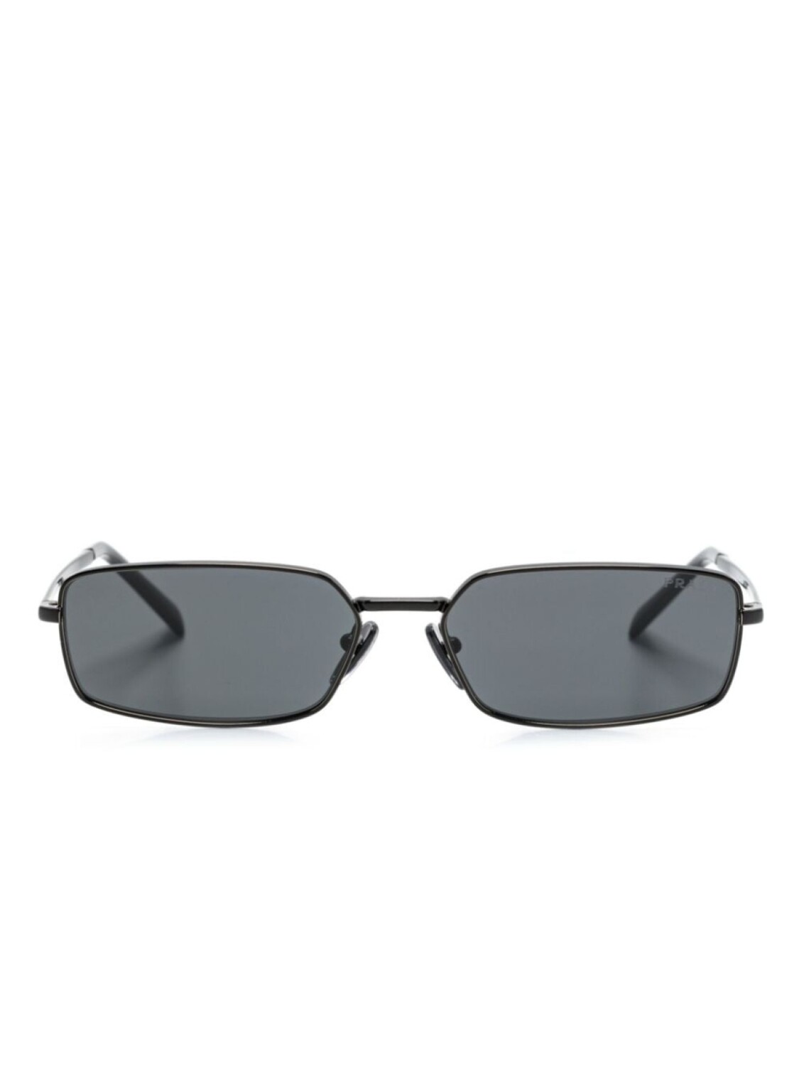 

Prada Eyewear солнцезащитные очки в прямоугольной оправе A60S, черный