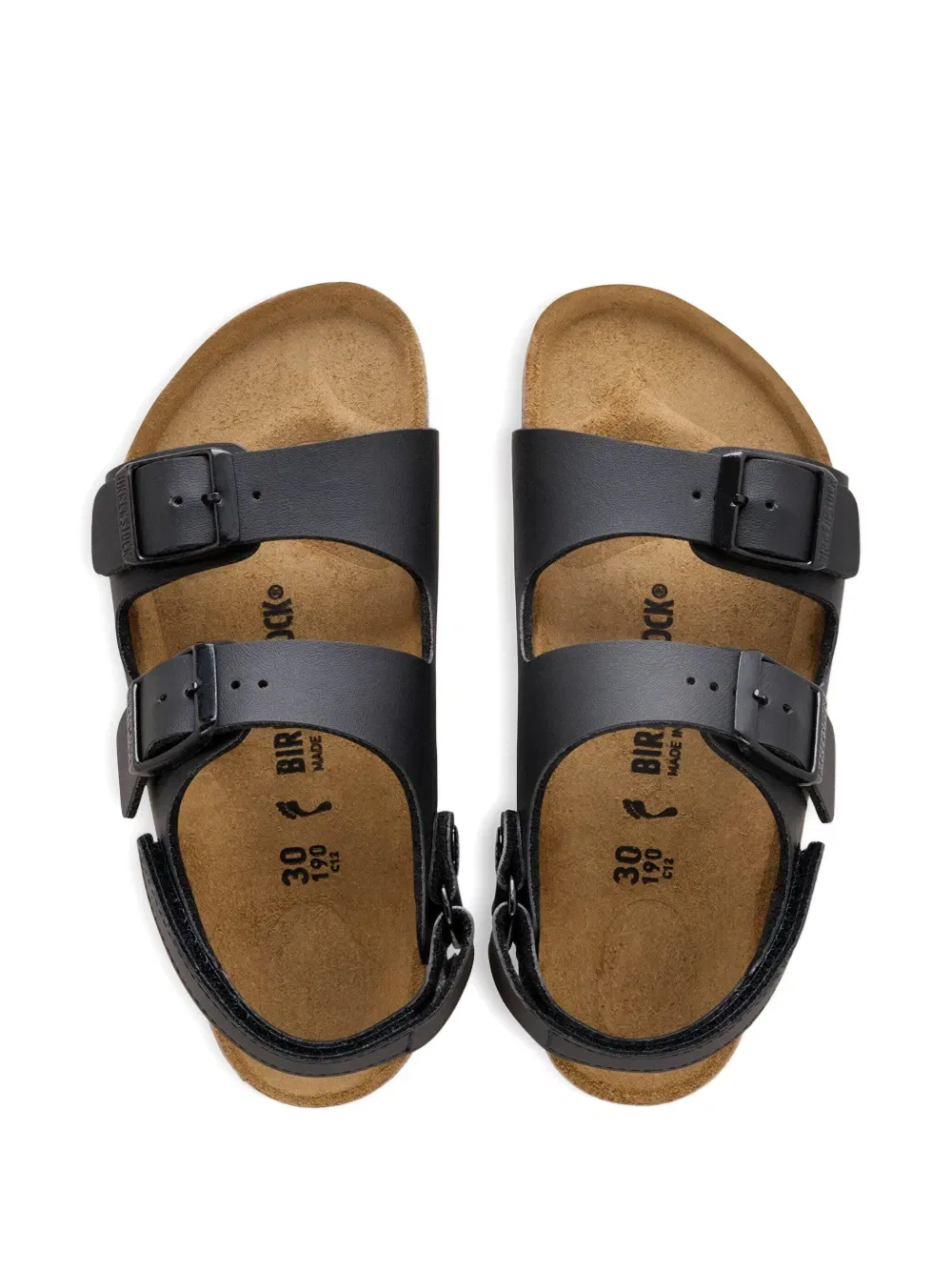 Сандалии Milano Birkenstock Kids, черный — фото 4