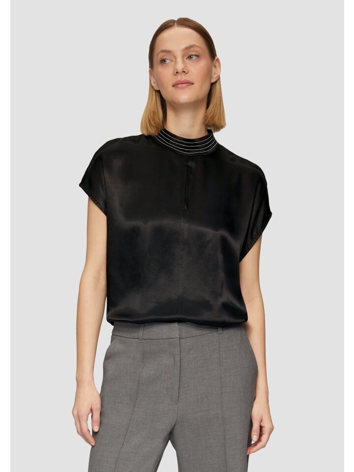 

Футболка s.Oliver BLACK LABEL T-Shirt kurzarm, черный