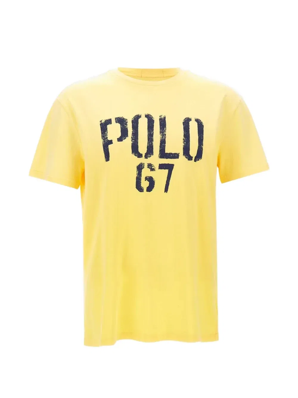 Хлопковая футболка с логотипом POLO RALPH LAUREN, желтый