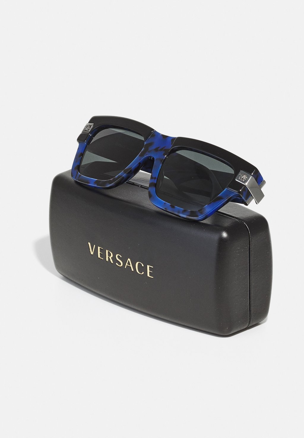 

Солнцезащитные очки Versace, синий гавана/темно-серый