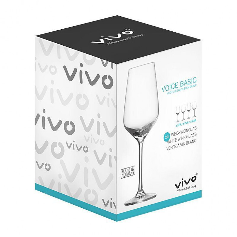 

Voice Basic - Бокалы для белого вина 356 мл, набор 4 шт Vivo - Villeroy und Boch Group, прозрачный