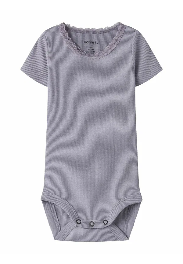 Футболка Name It Nbfkab ss body noos body, лавандово-серый
