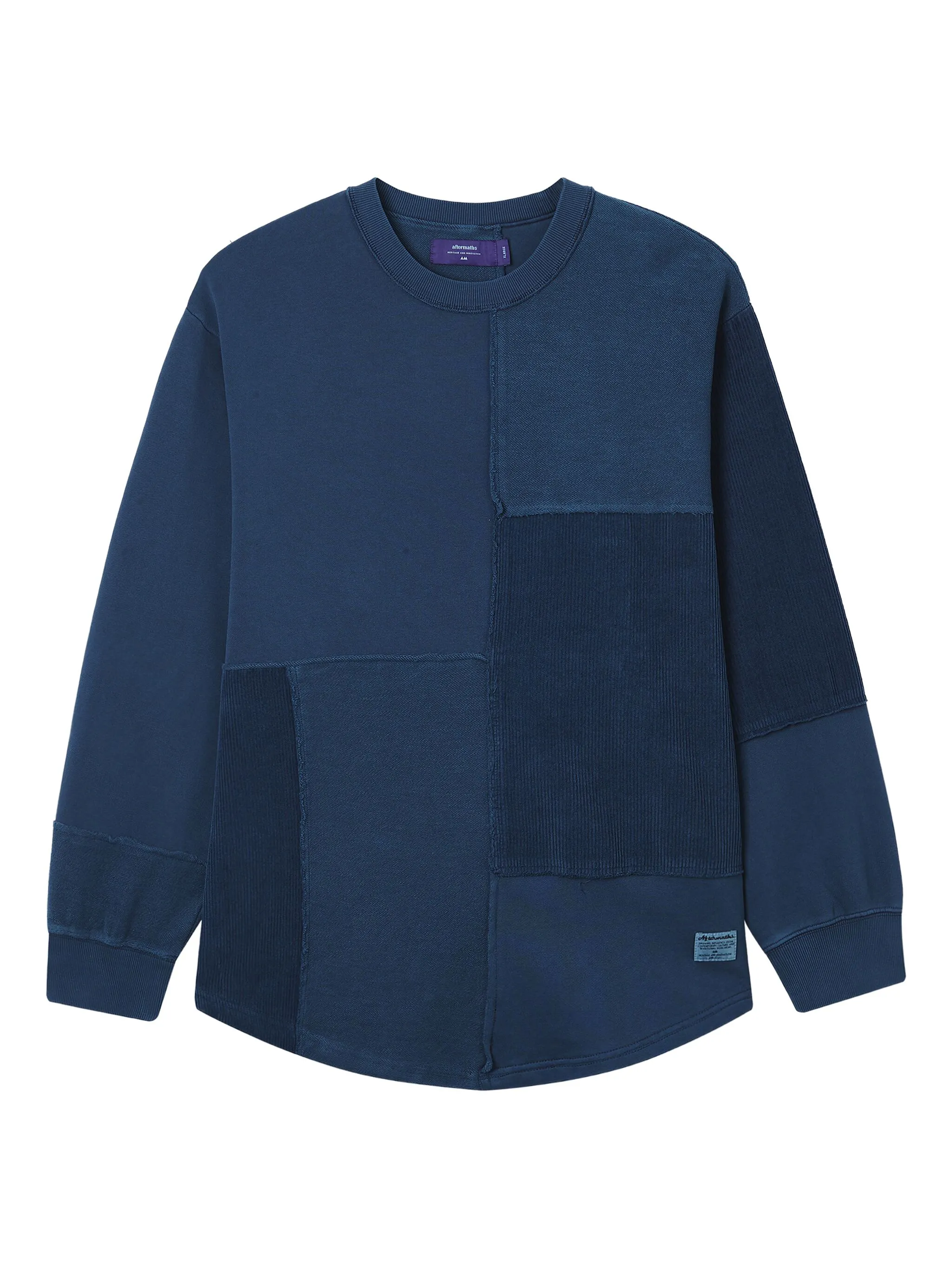 

Толстовка в технике пэчворк Aftermaths, синий