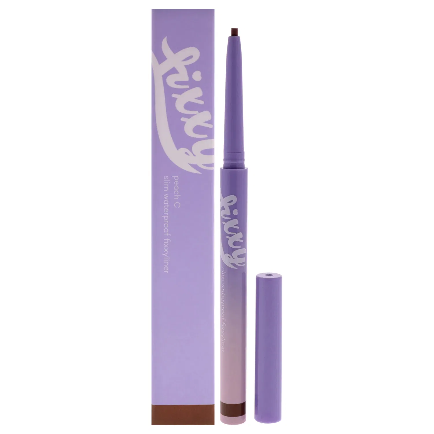 Тонкая водостойкая подводка для глаз Fixxyliner - 03 Soft Brown от Peach C для женщин - 0,04 унции