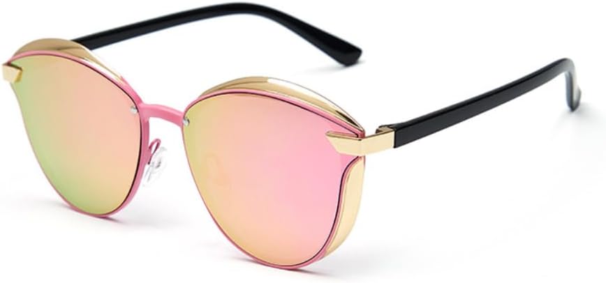 

Поляризованные солнцезащитные очки для женщин и мужчин, модные ретро-очки с круглыми линзами, синими линзами и золотой оправой, защита от УФ-излучения UV400, очки для вождения SZVVBKK, C1