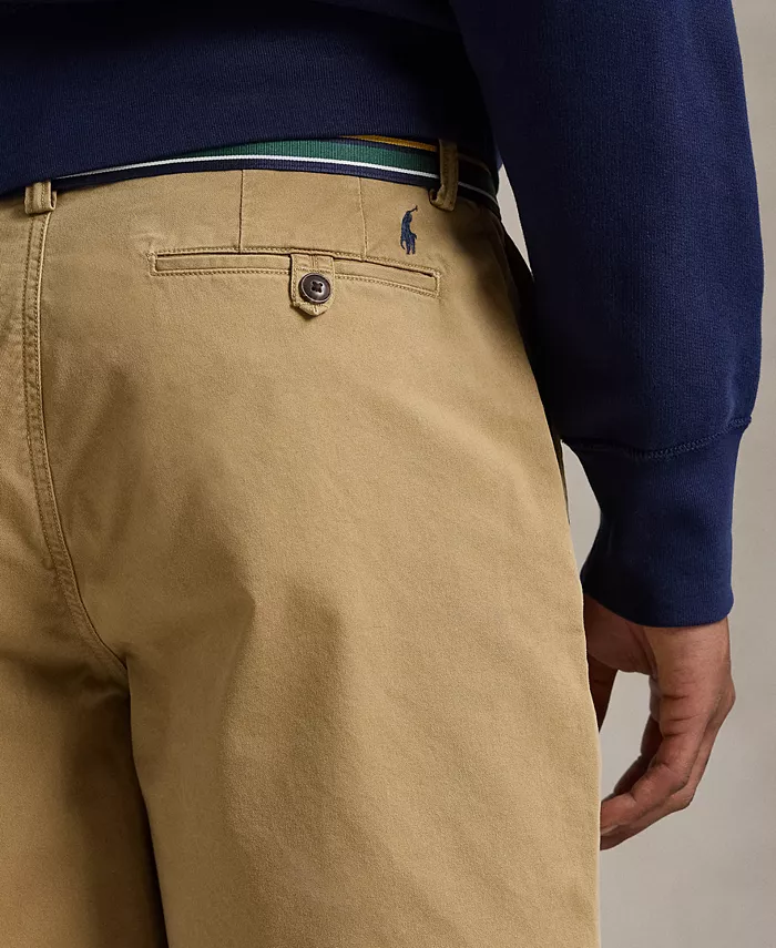 Эластичные шорты-чиносы классического кроя длиной 9 дюймов Polo Ralph Lauren, загар/бежевый — фото 2
