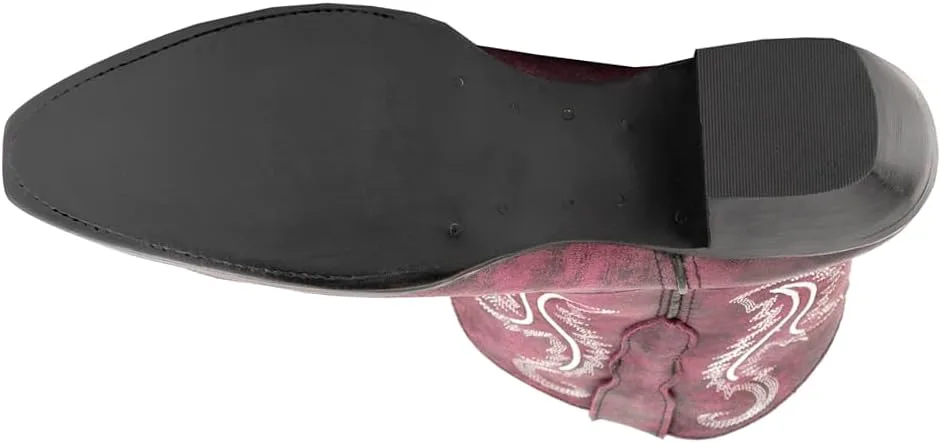 

Мужские западные сапоги Ferrini из французской телячьей кожи с заостренным носком Ferrini Italia, черный