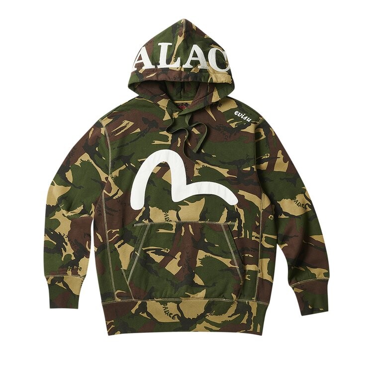 

Толстовка Palace x Evisu Seagull 'Camo', разноцветный