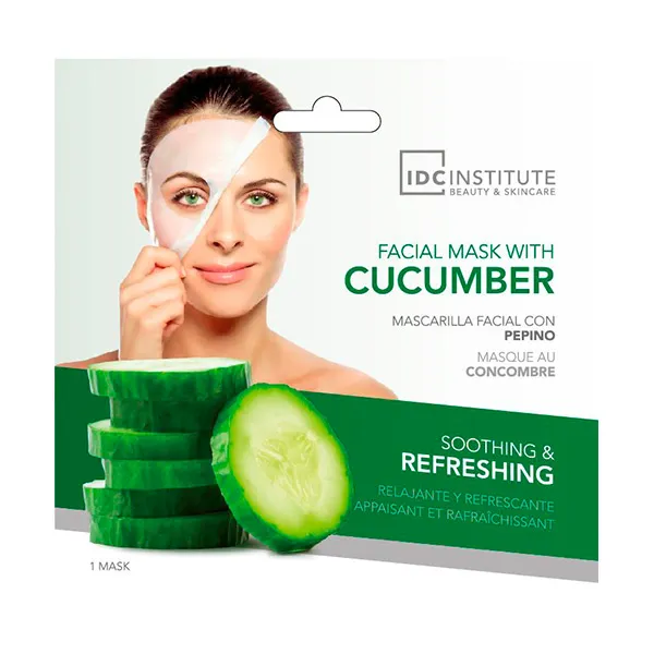 

Расслабляющая и освежающая маска для лица с огурцом Facial Mask With Cucumber Idc Institute, 1 UD