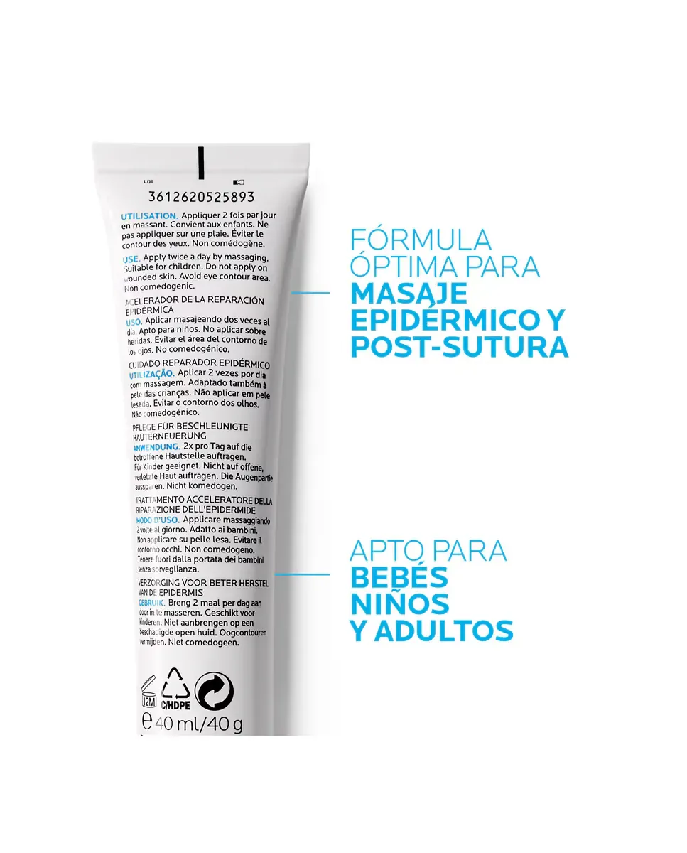 Гель для умывания La Roche-Posay — Гель для эпидермального восстановления Cicaplast Gel Accelerateur, 40 мл — фото 3