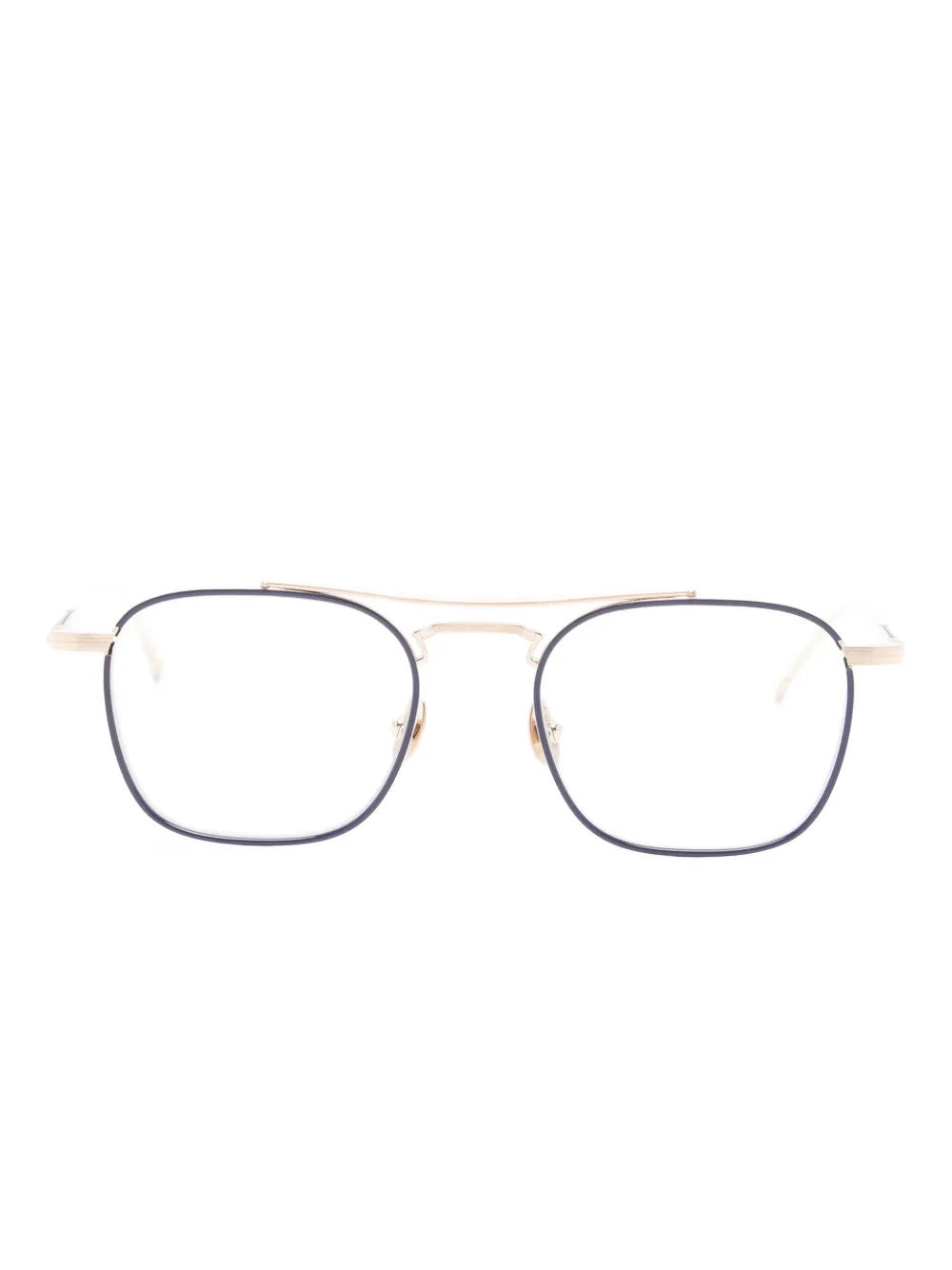 

Очки с полуободковой оправой Matsuda, синий