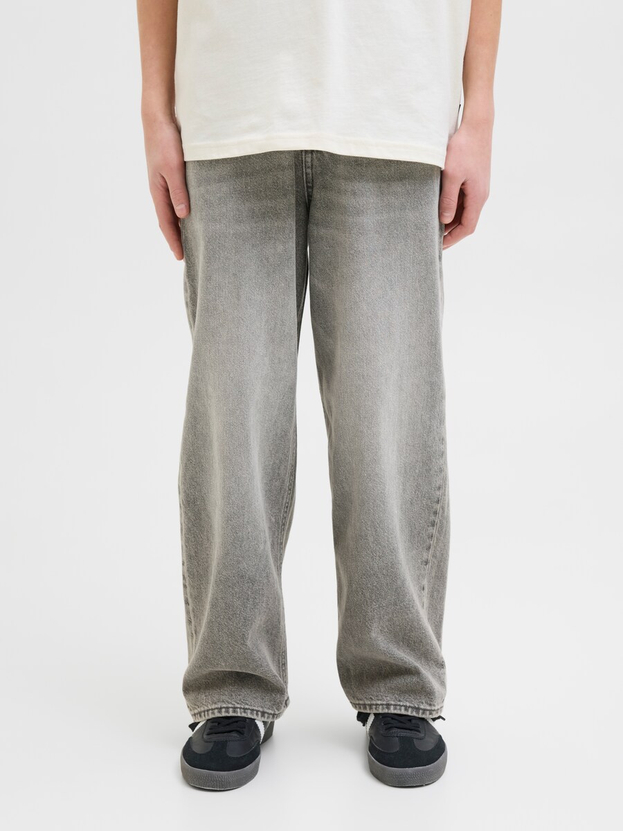 Джинсы свободного кроя Jack & Jones Junior JJIron JJOriginal, серый деним — фото 2