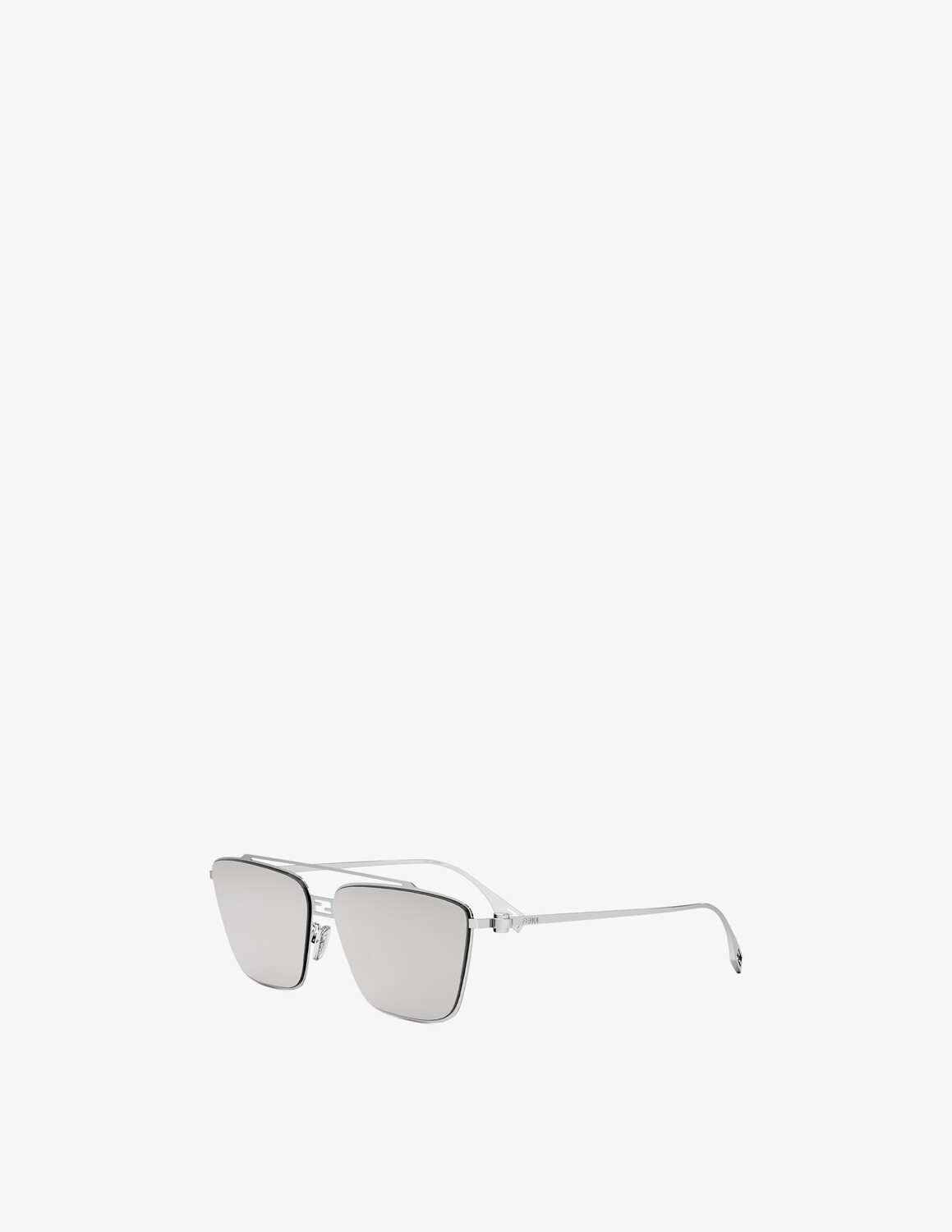 

Солнцезащитные очки FE40110U в квадратной оправе Fendi, цвет Shiny Palladium