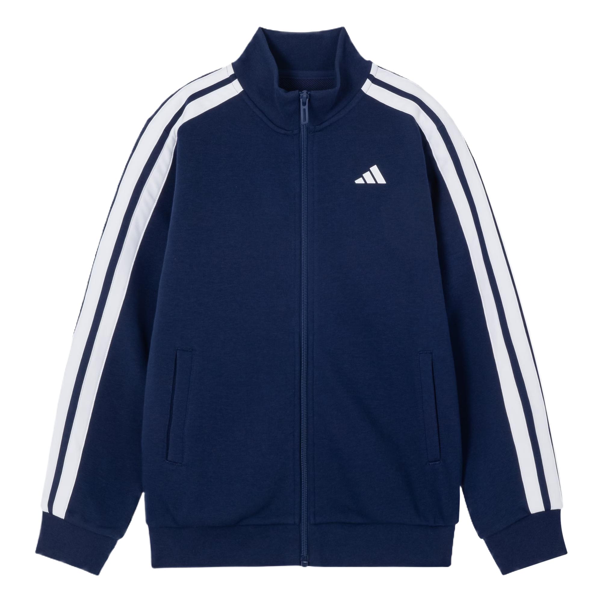 Adidas Повседневная спортивная одежда dark blue/white для детей — фото 3