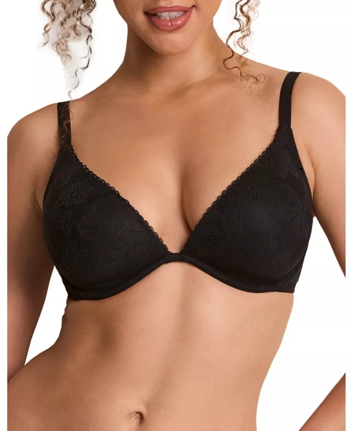 

Женский бюстгальтер Maren Push Up Plunge с эффектом пуш-ап Adore Me, черный