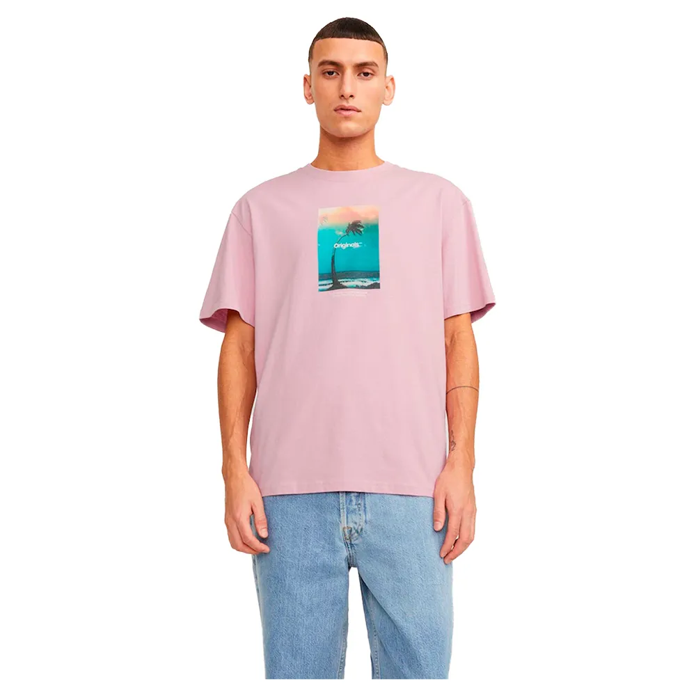 

Футболка Jack & Jones Vesterbro Picture, розовый