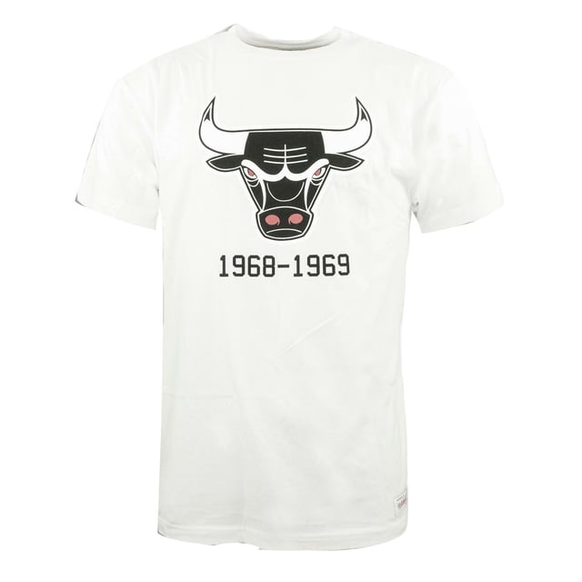 

Мужская футболка с логотипом команды Mitchell & ness Chicago Bulls Mitchell And Ness, белый