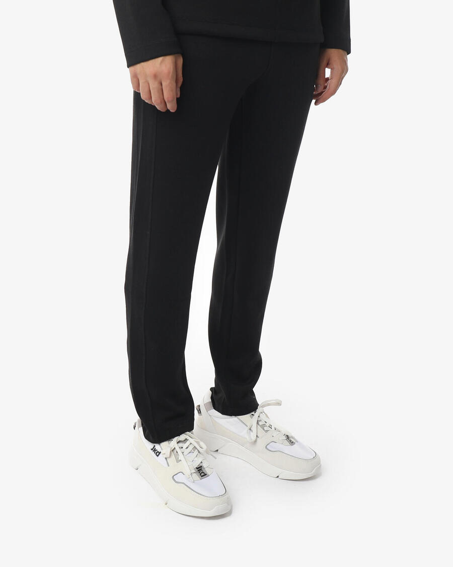 

JAKED Черные синтетические спортивные брюки для мужчин