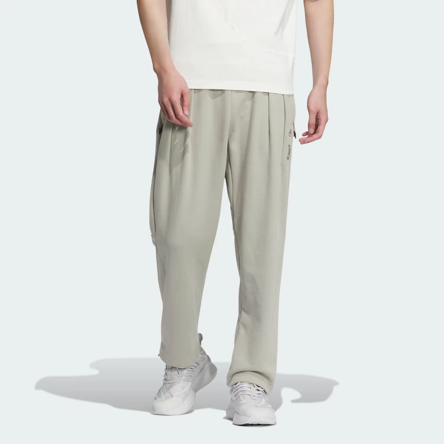 Брюки Wuji Series Wuji Heavy French Terry Adidas, Sesame Earth — фото 2