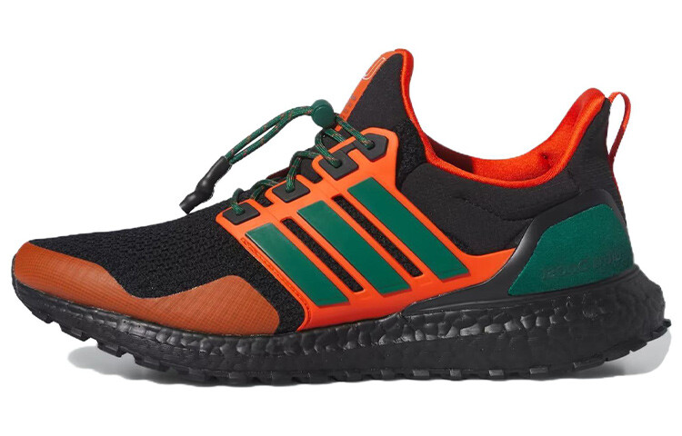 

Кроссовки ULT для бега мужские с низким верхом, цвет черный/оранжевый/зеленый Adidas